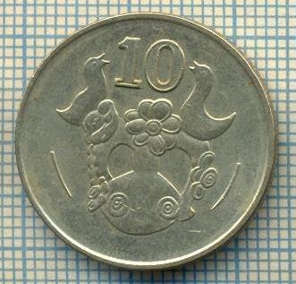 10530 MONEDA- CYPRU(CYPRUS) - 10 CENTS -anul 1998 -STAREA CARE SE VEDE foto