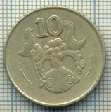 10531 MONEDA- CYPRU(CYPRUS) - 10 CENTS -anul 1998 -STAREA CARE SE VEDE, Europa