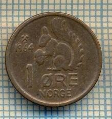 10471 MONEDA- NORVEGIA - 1 ORE -anul 1964 -STAREA CARE SE VEDE