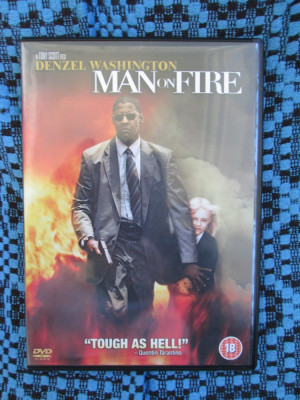 MAN ON FIRE (1 DVD FILM cu DENZEL WASHINGTON - STARE FOARTE BUNA!!!) foto