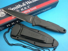 Cutit de tactic Smith &amp;amp; Wesson Boot Knife - cu lant pentru purtat la gat foto