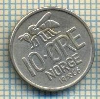 10482 MONEDA- NORVEGIA - 10 ORE -anul 1966 -STAREA CARE SE VEDE