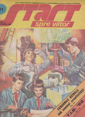 bnk rev Revista Start spre viitor - anul III noiembrie 1982 foto