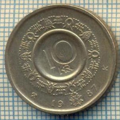 10467 MONEDA- NORVEGIA - 10 KRONER -anul 1987 -STAREA CARE SE VEDE