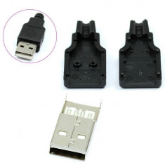 Mufa USB tata male pentru cablu foto