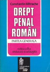 CONSTANTIN MITRACHE - DREPT PENAL ROMAN PARTEA GENERALA foto