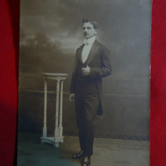 Fotografie - Carte Postala - I. Basceanu cu dedicatie si autograf 1912