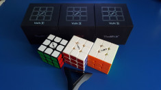 Cub Rubik 3x3x3 MoFangGe QiYi Valk 3 Profesional 56mm foto