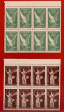 Lp 208 - Pacea - serie completa, blocuri de 8 - 1947