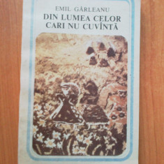 w1 Din Lumea Celor Cari Nu Cuvanta / Cuvinta- Emil Garleanu