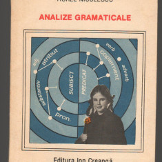 (C7428) ANALIZE GRAMATICALE - AUREL NICOLESCU