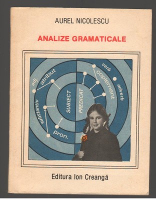 (C7428) ANALIZE GRAMATICALE - AUREL NICOLESCU foto