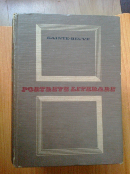 k0c Portrete Literare - Sainte-beuve