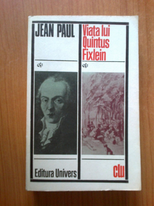 h6 Jean Paul - Viata Lui Quintus Fixlein