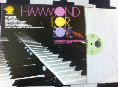 hammond for love horst mamerow wolfgang langhof &amp;lrm;disc vinyl lp muzica pop FB foto