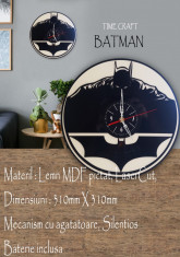 BATMAN Ceas VINYL #dark# #knight #batman #timecraft foto