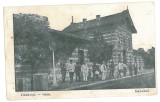 1072 - ODOBESTI, Vrancea, Railway Station - old postcard - used - 1917