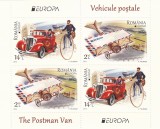 EUROPA VEHICULE POSTALE 2013 BLOC 2 SERII MODEL 1,NEUZAT VALOARE NOMINALA!, Nestampilat