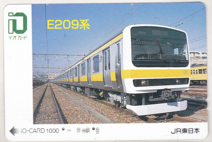 bnk card Japonia - cartela de tren iO-Card 1000