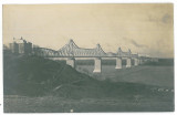 772 - CERNAVODA, Dobrogea, Bridge - old postcard, real PHOTO - unused, Necirculata, Fotografie