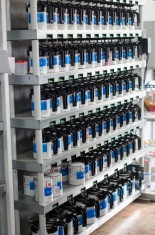 Stand vopsele auto foto