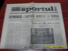 Ziar Sportul 9 03 1970 foto