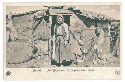1207 - BUCURESTI, Gypsy, Romania - old postcard - unused foto
