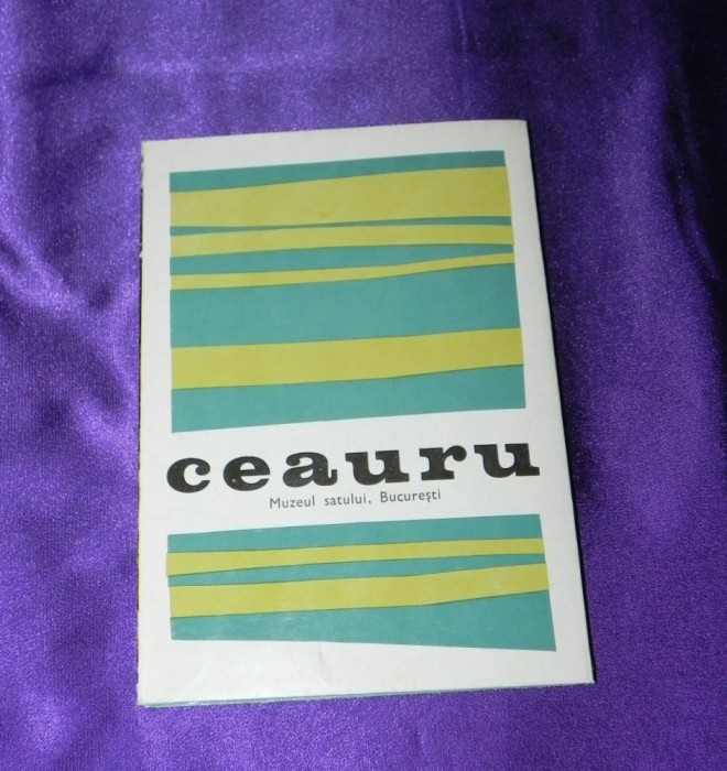 PLIANT de colectie MUZEUL SATULUI - CASA CEAURU JUD GORJ text limba romana foto mare PLIANT de colectie MUZEUL SATULUI - CASA CEAURU JUD GORJ text limba romana foto mare