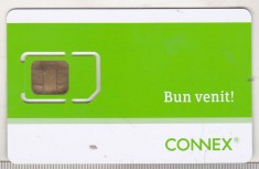 bnk card Cartela telefonica de colectie - SIM Connex - stare perfecta - RO-CON-GSM-0018C