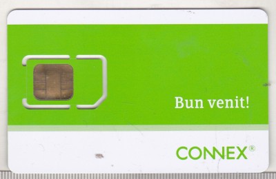 bnk card Cartela telefonica de colectie - SIM Connex - stare perfecta - RO-CON-GSM-0018C foto