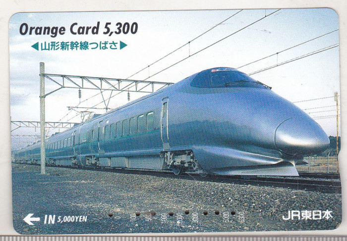 bnk card Japonia - cartela de tren Orange Card 5300