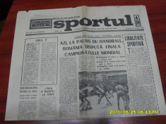 Ziar Sportul 8 03 1970 foto