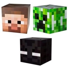 Jucarie Minecraft Box Head Creeper foto