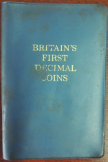 SV * UK / Marea Britanie 1st DECIMAL SET 1-2-5-10-50 NEW PENCE 1971 * AUNC+ foto