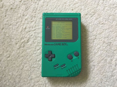 Nintendo Game Boy TM ecran alb-negru 1989 DMG-01 + caseta cu 32 jocuri foto
