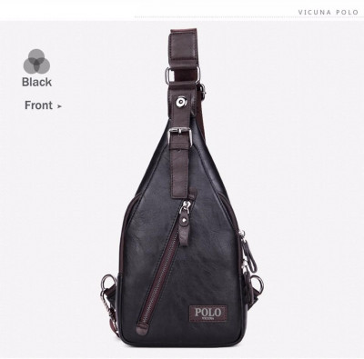 POLO VICUNA - geanta din piele de umarPU 32x16x5 cm foto