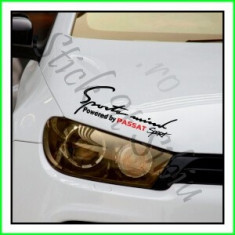 Sticker Far-Sports Mind-VW Passat_Tuning Auto_Cod: FAR-045_Dim: 25 cm. x 9.2 foto