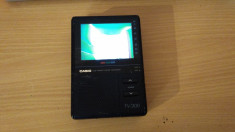 MINI TV CASIO TV-3100 CU ECRAN CRAPAT foto