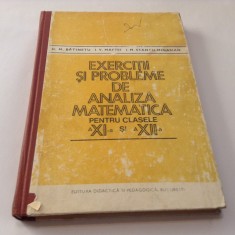 EXERCITII SI PROBLEME DE ANALIZA MATEMATICA ,D M BATINETU,RF7/4