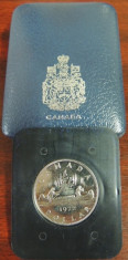 SV * Canada ONE DOLLAR / 1 DOLAR 1972 UNC in caseta originala foto