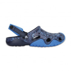 Saboti pentru barbati Crocs Swiftwater Graphic Clog Navy/Ocean (CRC204589-49T) foto