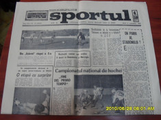 Ziar Sportul 4 11 1969 foto