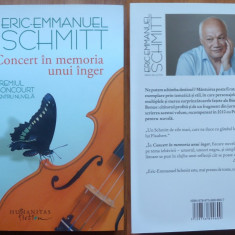 Eric Emmanuel Schmitt , Concert in memoria unui inger ; Premiul Goncourt , 2015
