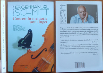 Eric Emmanuel Schmitt , Concert in memoria unui inger ; Premiul Goncourt , 2015 foto