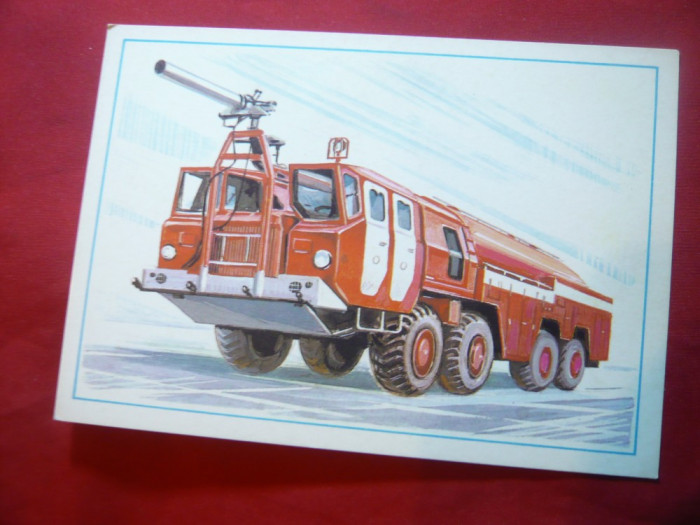 Ilustrata Masina de Pompieri 1985 URSS