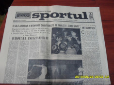 Ziar Sportul 27 10 1969 foto