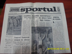 Ziar Sportul 1 11 1969 foto