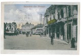 1831 - PLOIESTI, Market - old postcard, CENSOR - used - 1918, Circulata, Printata