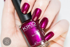 OJA KIKO MILANO NAIL LACQUER - 495 PEARLY VANDA BURGUNDY foto