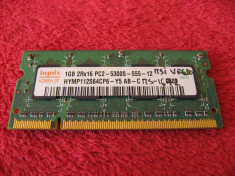 Memorie laptop MSI VR630 MS-1672, 1GB DDR2 667 MHz PC2 5300 Hynix HYMP112S64CP6 foto